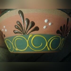 Ceramic Navaho Hand Crafted Bowl with Artistic Design New